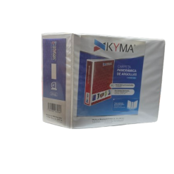 CARPETA DE ARGOLLAS BLANCA ARILLO D 4