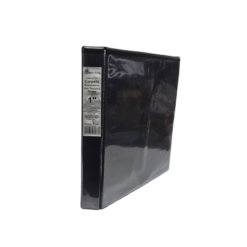 CARPETA DE ARGOLLAS 1 NEGRA 18530